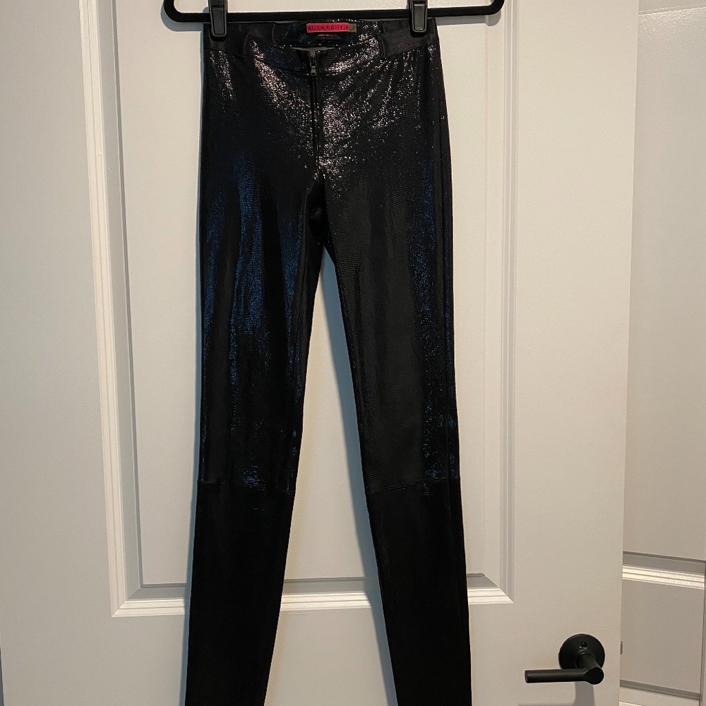 New Alice and Olivia suede pants
